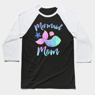 Mermaid Mom T shirt Birthday Squad Gifts for Women Girls Baseball T-Shirt